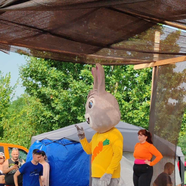 Brand nyúl előadása